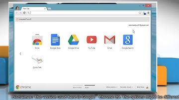 How to disable Google™ Chrome Extensions in Windows® 8.1