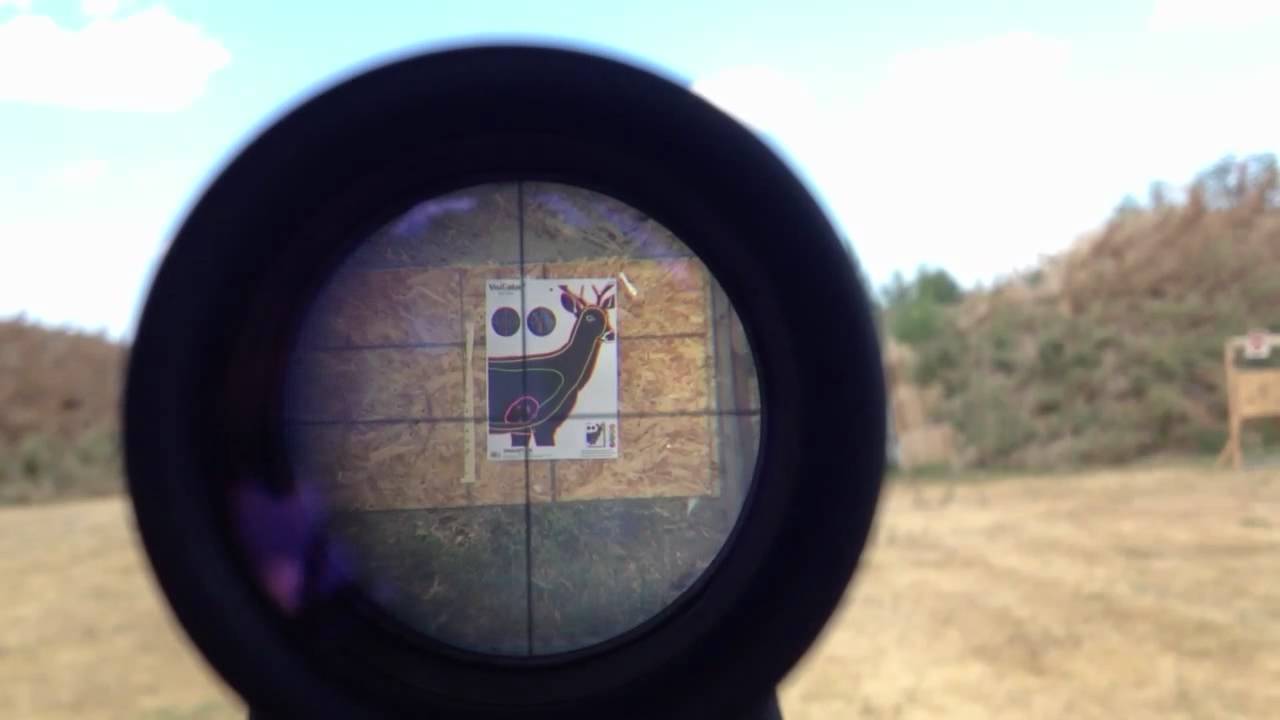 100 yards through a scope - YouTube