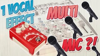 1 Vocal Effect - Multi Microphone | Satu Efek Vokal ke Banyak Mic