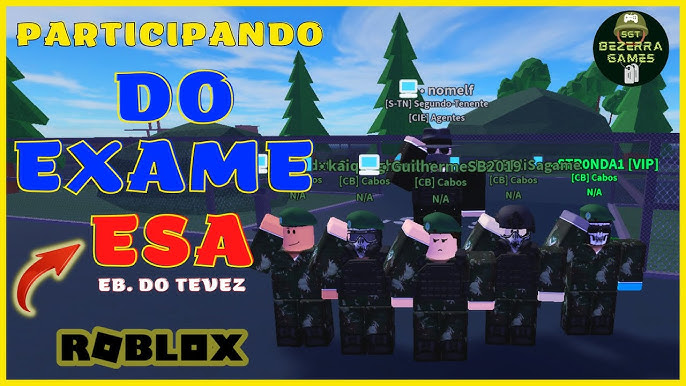 APLICANDO RECRUTAMENTO COM O MEU AMIGO ME AUXILIANDO, Exército brasileiro  do tevez