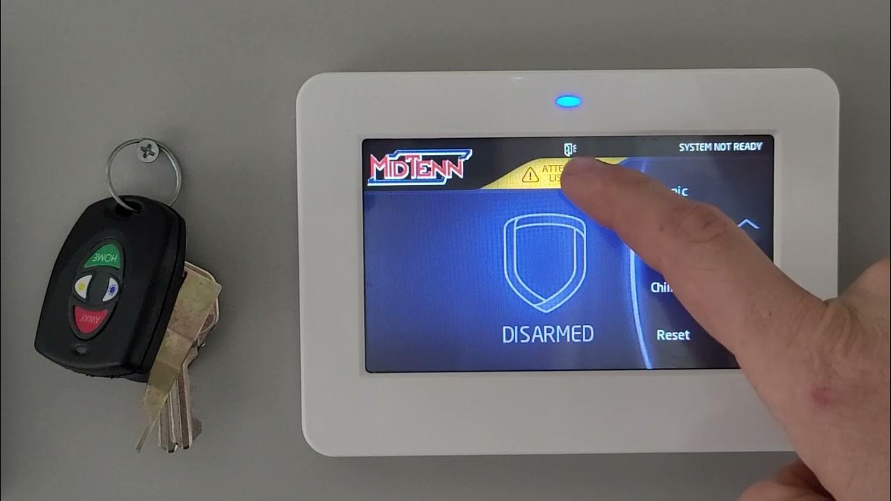 Bypassing Zones DMP Touchscreen Keypad YouTube