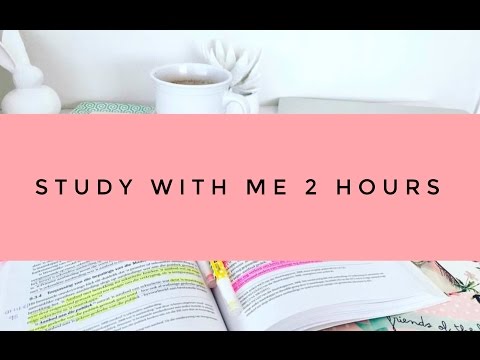 STUDY WITH ME: 2 Hour Live/Real Time Study Session (Pomodoro)