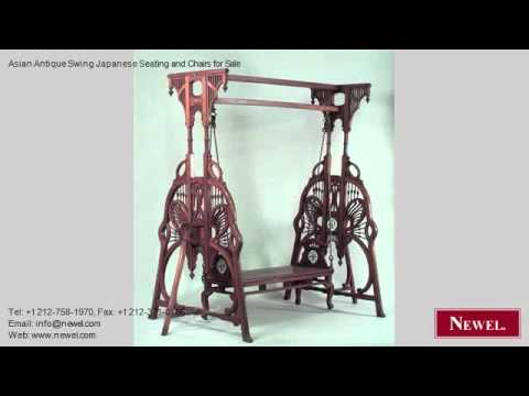 Asian Antique Swing Japanese Seating And Chairs For Sale Youtube