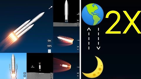 going to the moon and back twice in SFS spaceflight simulator