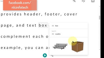 Immersive Reader for Microsoft Word Online - Part 2| Translations and Picture Dictionary