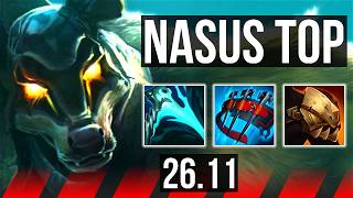 NASUS vs RIVEN (TOP) | Stormraider's Surge, 46K damage | NA Grandmaster | 26.11
