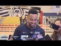 CJ McCollum on the team not putting too much pressure on themselves | Pelicans Practice 4-12-22