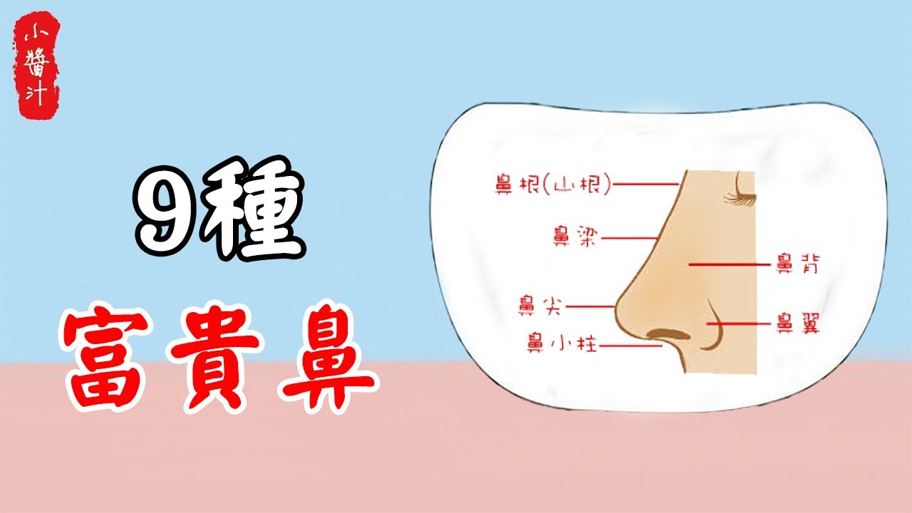 【面相算命】鼻相看命運,這9種鼻相,天生富貴有福,快看看你中了沒?#生活小醬汁 - YouTube