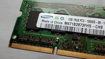 Teste Memória Notebook Sodimm Samsung 1gb Ddr3 1333mhz Seminovo