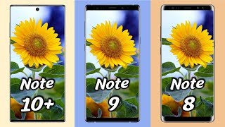 Samsung Galaxy Note 10 Plus vs Note 9 vs Note 8 Camera Test