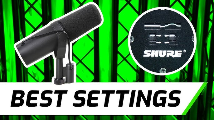 Shure SM7B Stage Bundle SM7B Dynamic Mic with Cloudlifter Preamp, Boom  Stand and 20' XLR Cable