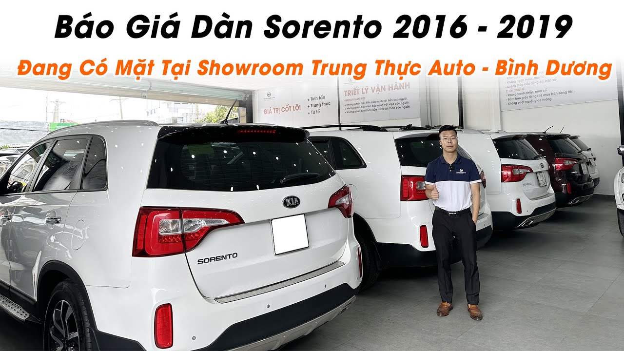 Báo Giá Dàn Kia Sorento 2016 - 2019 Tại Showroom | Trung Thực Auto - Bình Dương | 0964.399.222