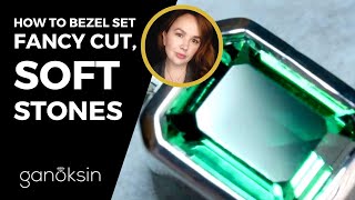 How To Bezel Set Fancy Cut, Soft Stones (By Lily Ellicott) [PREVIEW VIDEO] screenshot 4