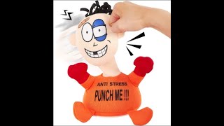 Muñeco Antiestrés Punchme Juguete Interactivo Sonidos !auch!