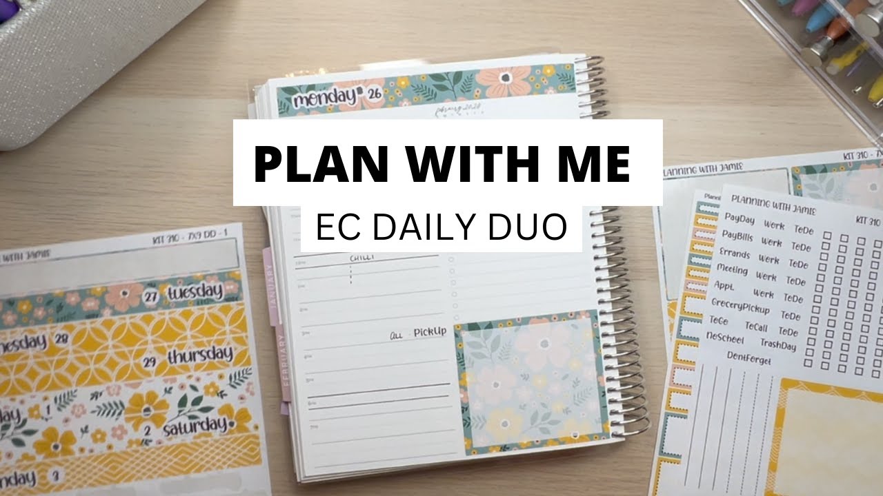 ERIN CONDREN DAILY DUO PLAN WITH ME | ERIN CONDREN | PLAN WITH ME ...