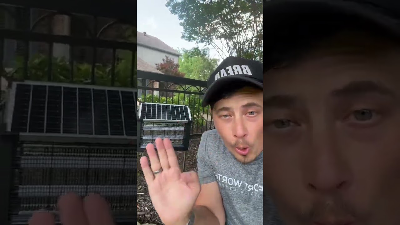 Protects up to an acre of land! One of the best home/camping solar bug zappers! 🤯