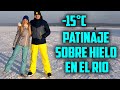 -15°C PATINAJE SOBRE HIELO en el RÍO | @Rusos Reaccionan @HIJOS de PUTIN