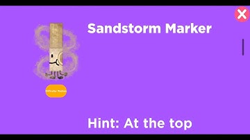 New Marker - How to get the Sandstorm Marker - Find the Markers [Roblox]
