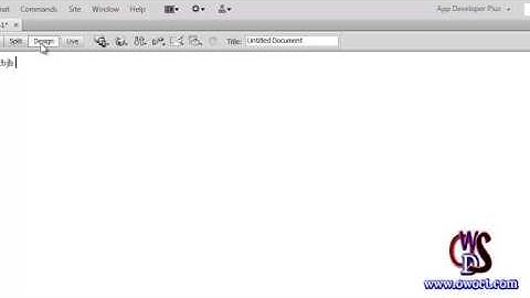 Creating a Simple Dreamweaver CS6 Website  CODE VIEW, DESIGN VIEW, SPLIT VIEW, LIVE VIEW Part 2
