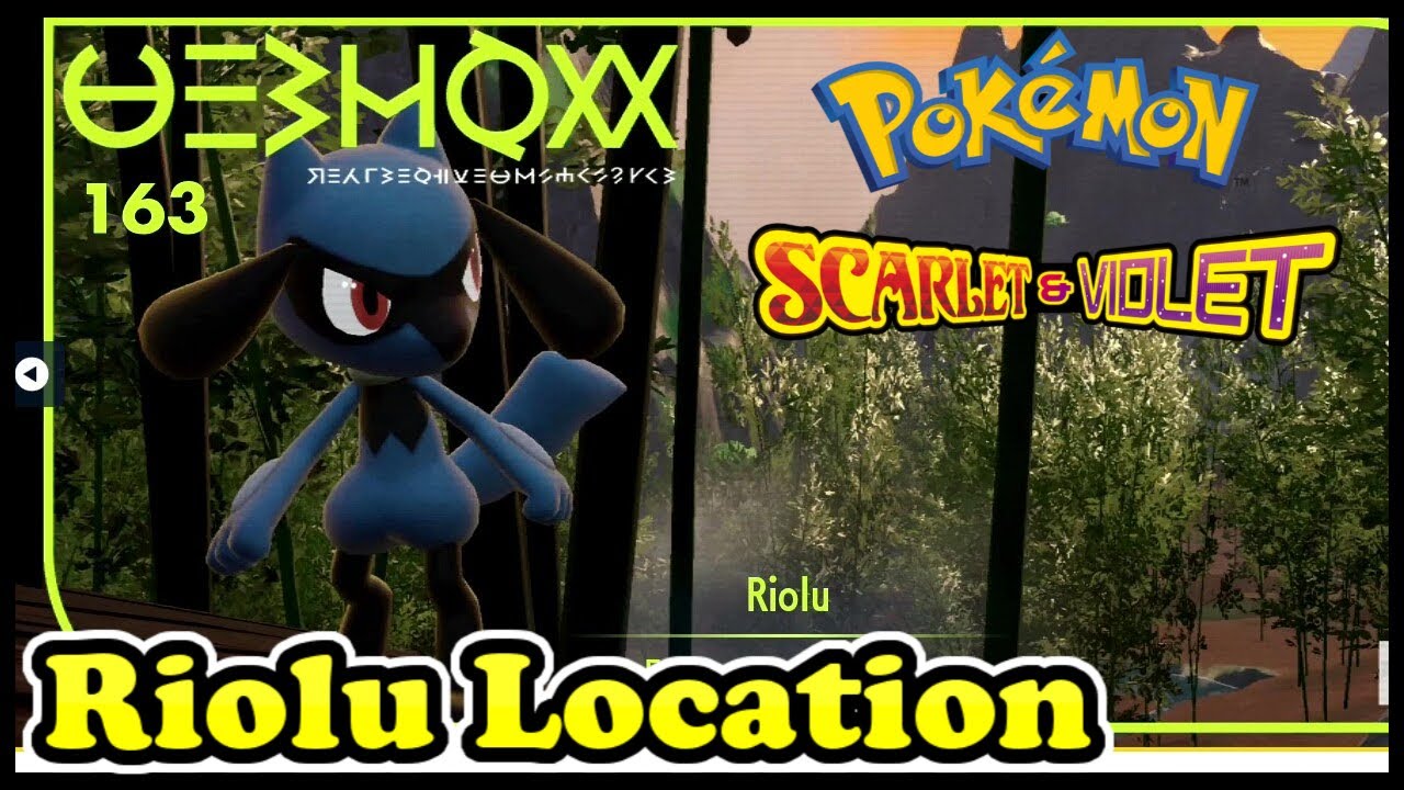 Pokemon Scarlet and Violet Riolu location: How to get Riolu and Lucario