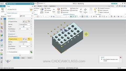 NX   PATTERN FACE COMMAND IN NX