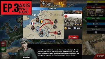 World Conqueror IV – Operation Fall Gelb – Level Hard Axis #3