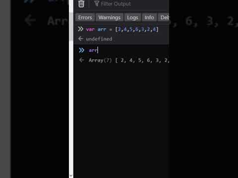 Shortening an array in an easy way in JavaScript #shorts #javascript