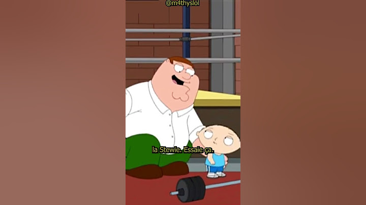 Stewie Devien Musclé - Les Griffin S7 Ep13