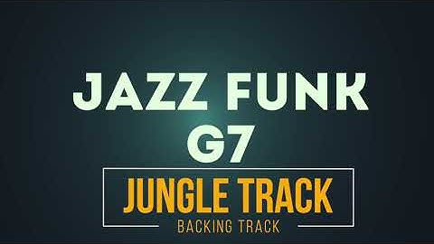 Fusion Jazz Funk Backing Track In G7 ( Mixolydian )