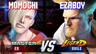 SF6 ▰ MOMOCHI (Ed) vs EZABOY (Guile) ▰ High Level Gameplay