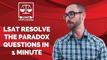 LSAT Resolve the Paradox Questions in 1 Minute | Logical Reasoning
