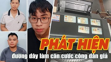 Công an TP.HCM phát hiện đường dây làm căn cước công dân giả