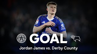 Goal Jordan James Leicester City 2-1 Derby County Sky Bet Championship