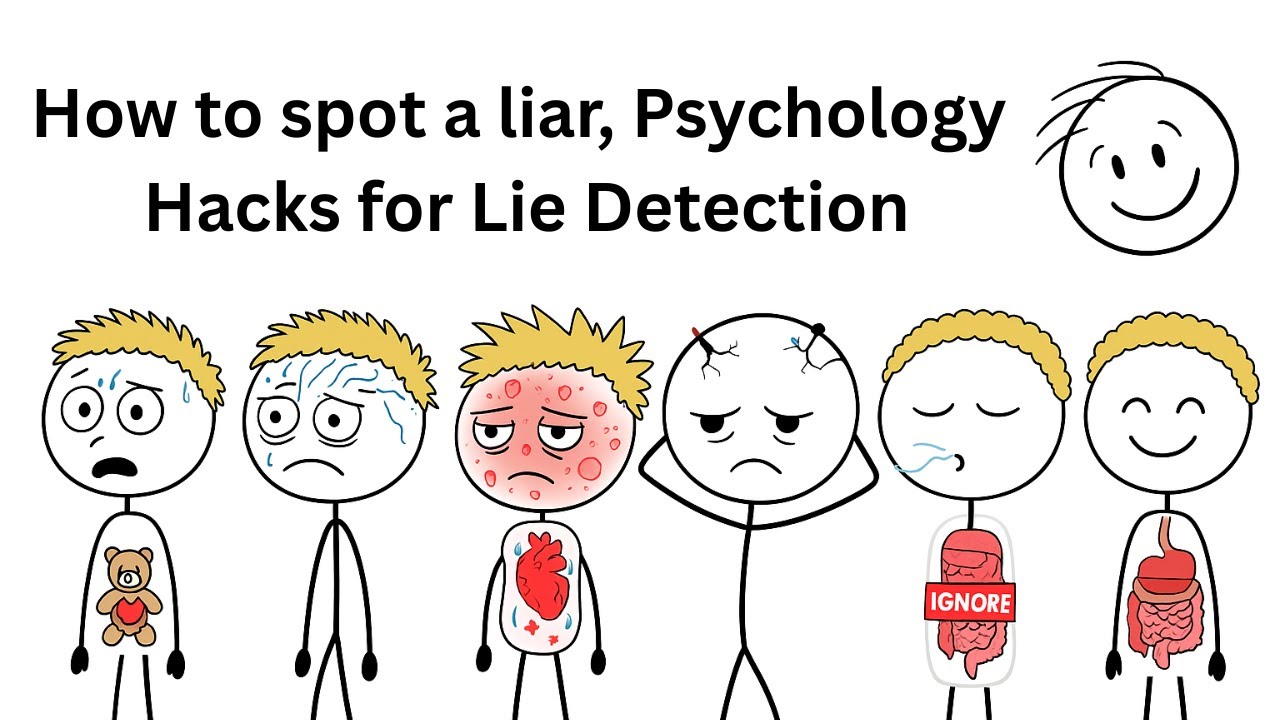 How to spot a liar, Psychology Hacks for Lie Detection - YouTube