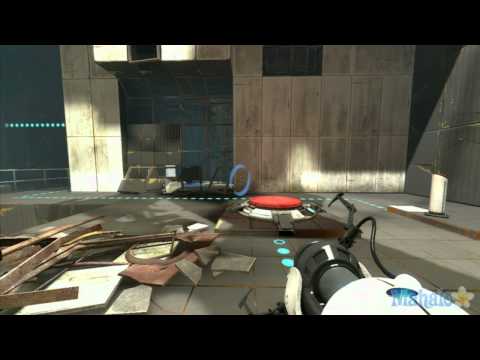 Portal 2 Single-Player Walkthrough - Chapter 1: The Courtesy Call - Puzzle 05