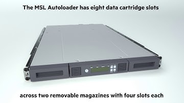 HPE StoreEver 1/8 Autoloader Tape Library Overview
