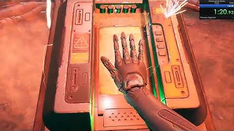 WR GhostRunner Demo SpeedRun Out Of Bounds 1:45.96