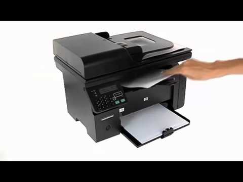 HP LaserJet Pro M1212nf MFP - YouTube