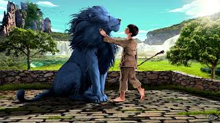 "The Boy and the Lion" - Passo-a-passo da Arte.