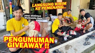 HORE GIVEAWAY SIAP DIKIRIM !! Packing topeng bujang ganong untuk para pemenang