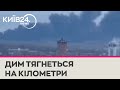 В окупованому Донецьку горять резервуари з пальним та мастилами