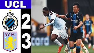 Club Brugge vs Aston Villa 2-3 Highlights & Champions League UCL 2026/27