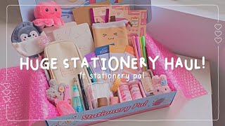 huge stationery haul 🌸 black friday sale! 📦 ft. stationery pal! 💓 asmr, aesthetic