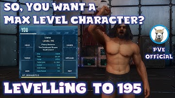 Levelling to 195 on Ark Survival Ascended - Official PVE - OSD XP Method