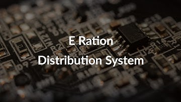 E Ration Distribution System | Arduino | GSM800L | IOT