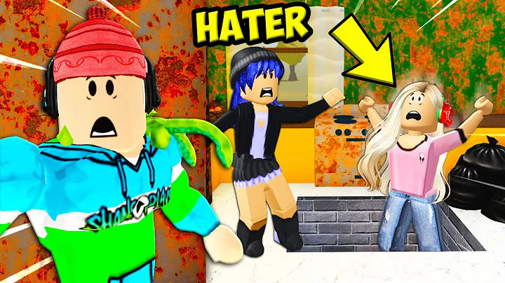 This Mean Hater Trapped My Girlfriend! I Had To Save Her! (Roblox Bloxburg Story)