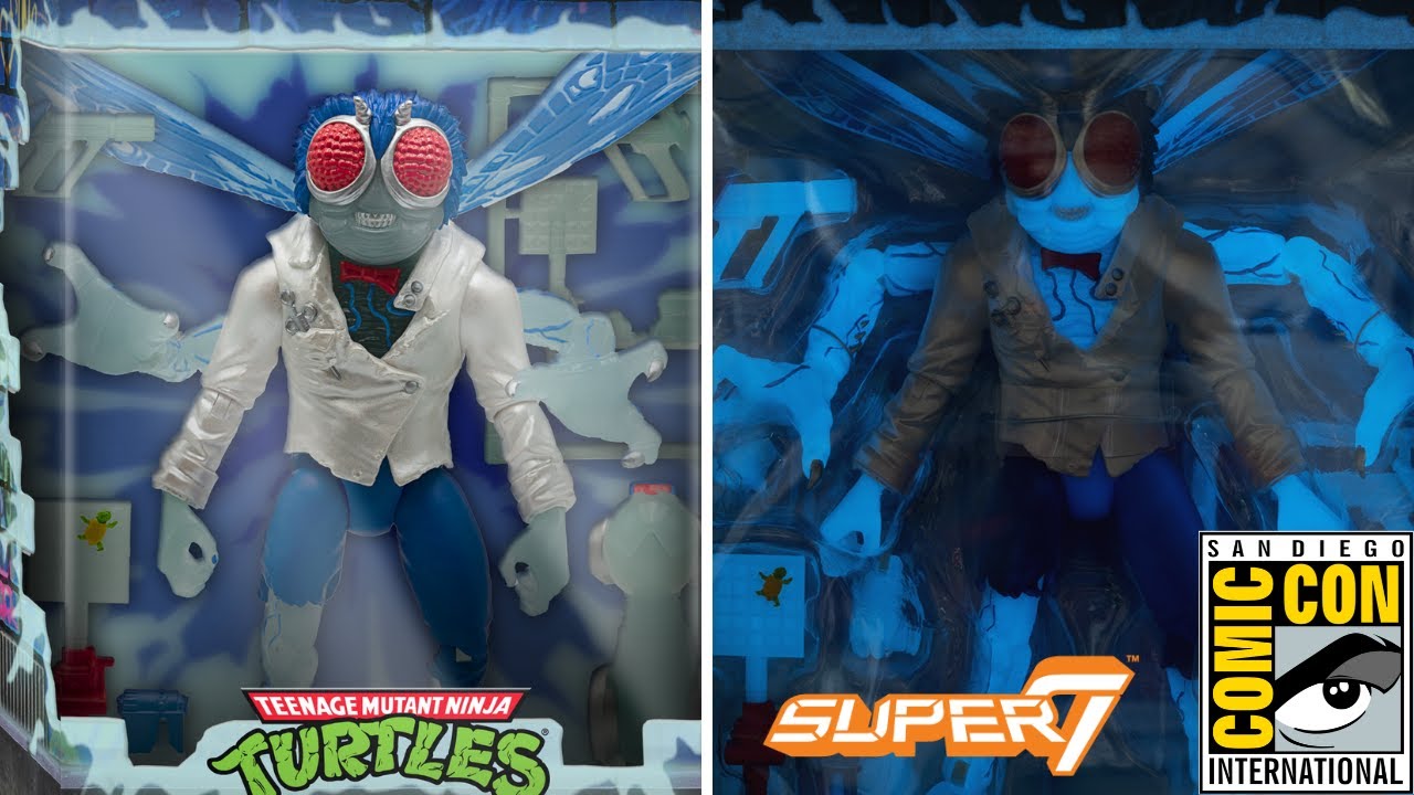 SDCC 2020 Super7 Teenage Mutant Ninja Turtles Ultimate BAXTER STOCKMAN TMNT Glow