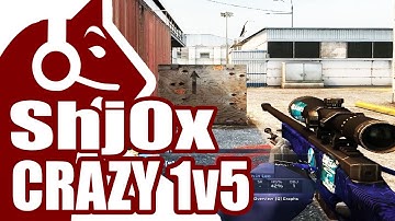 CS:GO - Shj0x: Crazy 1v5 (Ninja defuse)