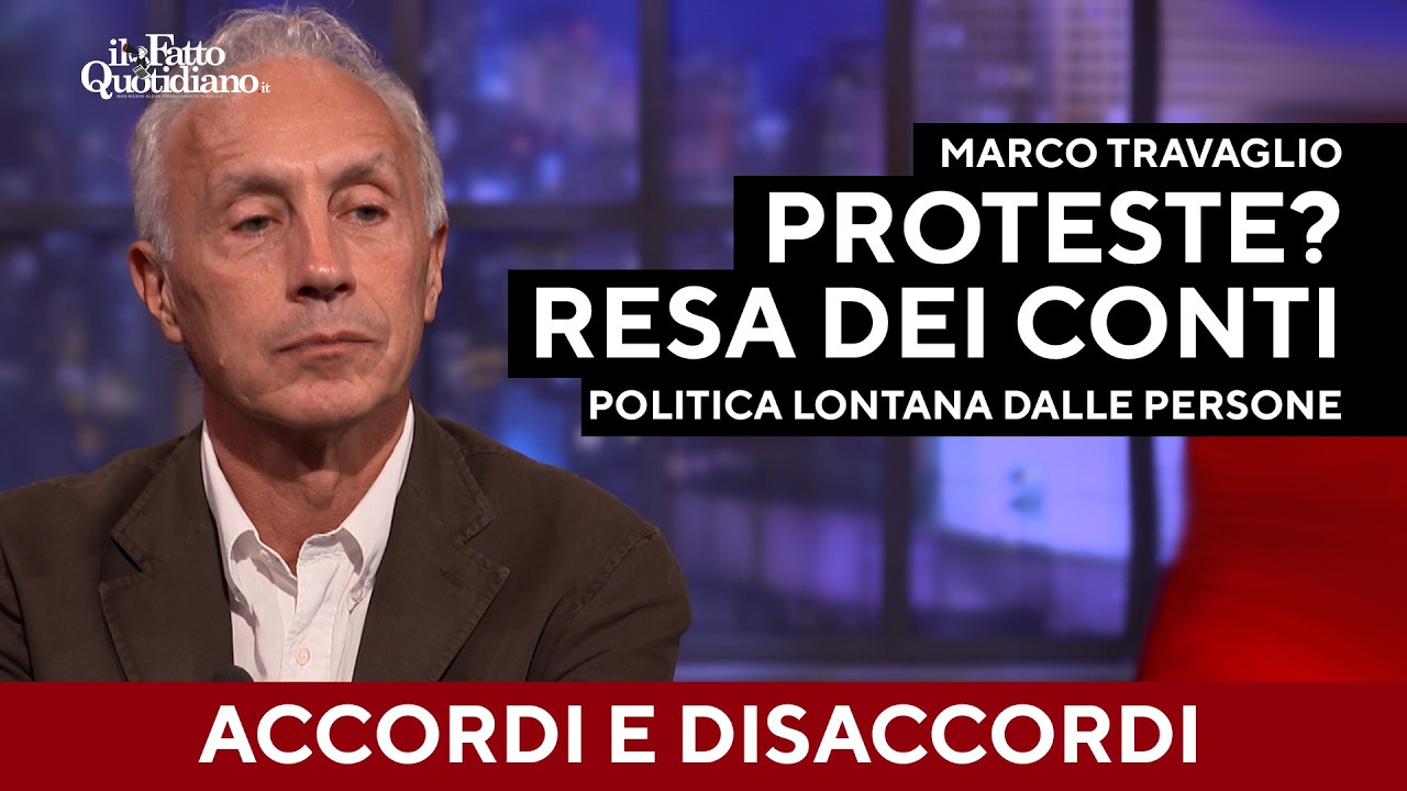 Travaglio: “Le proteste degli studenti sono la resa dei conti di una politica lontana dalle persone”
