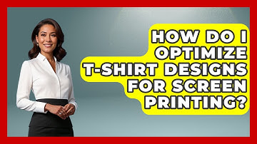 How Do I Optimize T-shirt Designs For Screen Printing? - Graphic Design Nerd